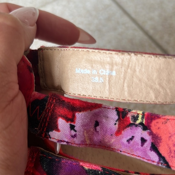 Floral platform heels - Picture 4 of 5